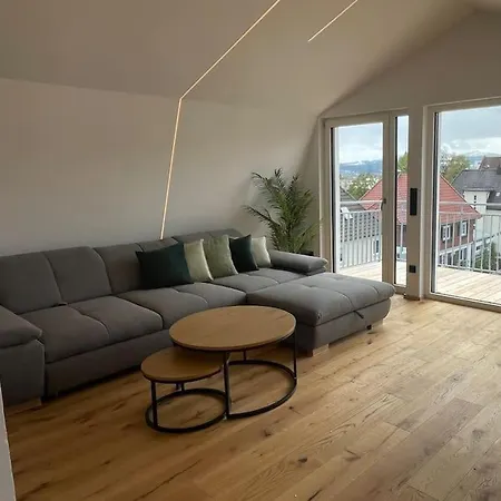Appartement Penthouse Alpenblick à Kempten Extérieur photo